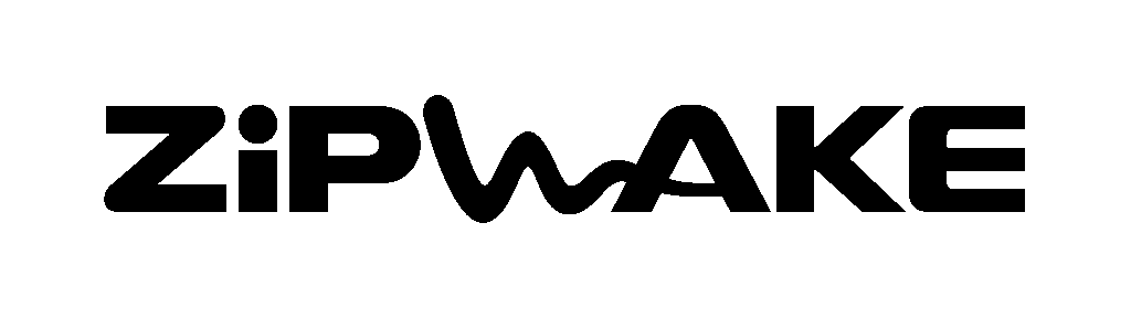 Zipwake logo svart