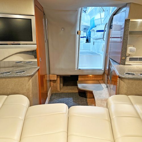 Aft Facing Interior seating